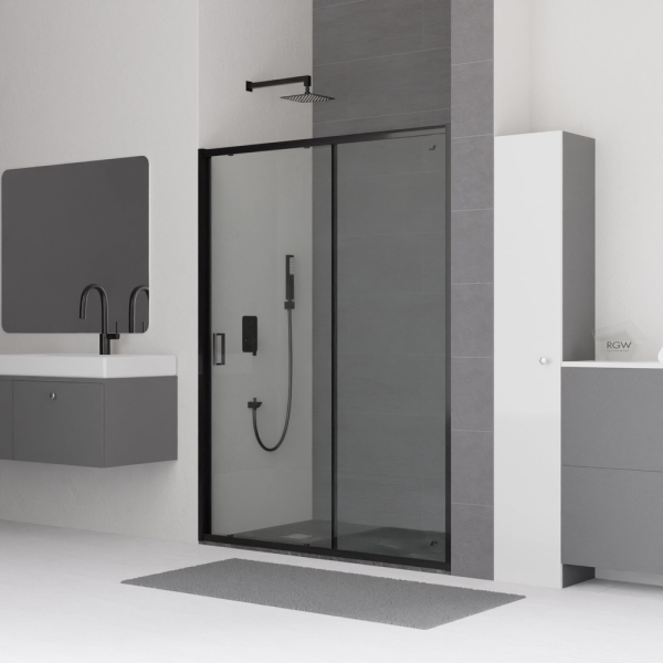 Душевая дверь RGW CL-14B, 32091415-14, Чёрный, 150*185