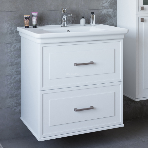 Тумба для комплекта Sanflor Модена 75 подвесная, белая