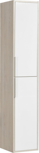 Шкаф-пенал Акватон Рико белый, ясень фабрик