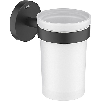 Стакан для зубных щеток Aquatek Европа AQ4104MB Черный матовый