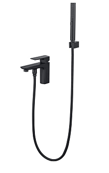 Смеситель на борт ванны Aquatek Вега AQ1044MB Черный матовый