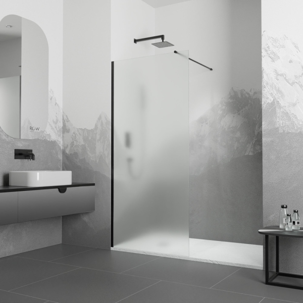 Душевая перегородка RGW WA-010B, 351001011-24, Чёрный, 110*195