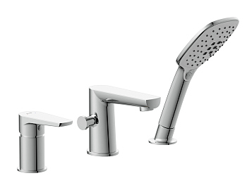 Смеситель Cersanit на борт ванны MODUO однорычажный