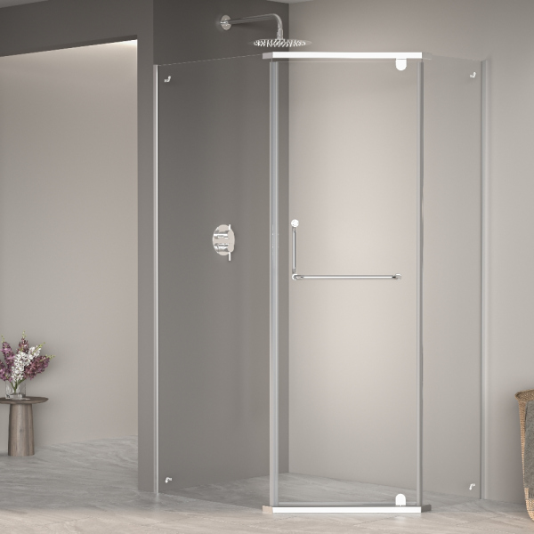 Душевой уголок RGW PA-091, 35089190-11, Хром, 90*100*195