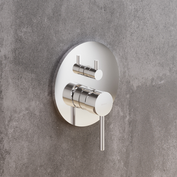 Смеситель для ванны и душа, монтируемый в стену Damixa Scandinavian Pure, 367100000