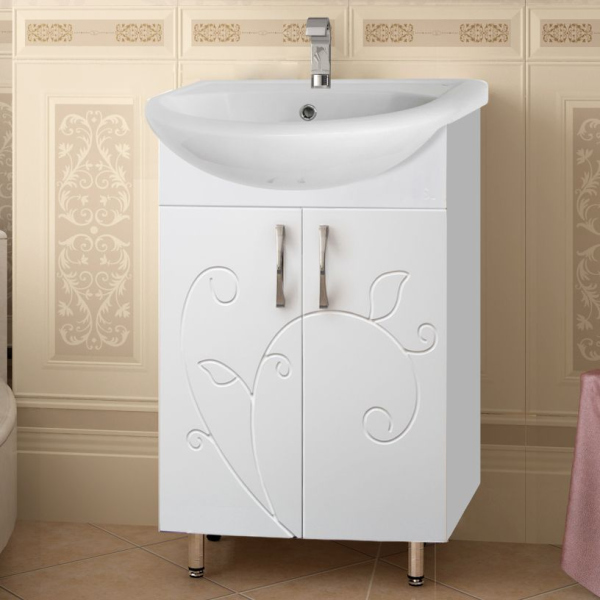 Тумба для комплекта Style Line Эко Фьюжн №9 55 белая