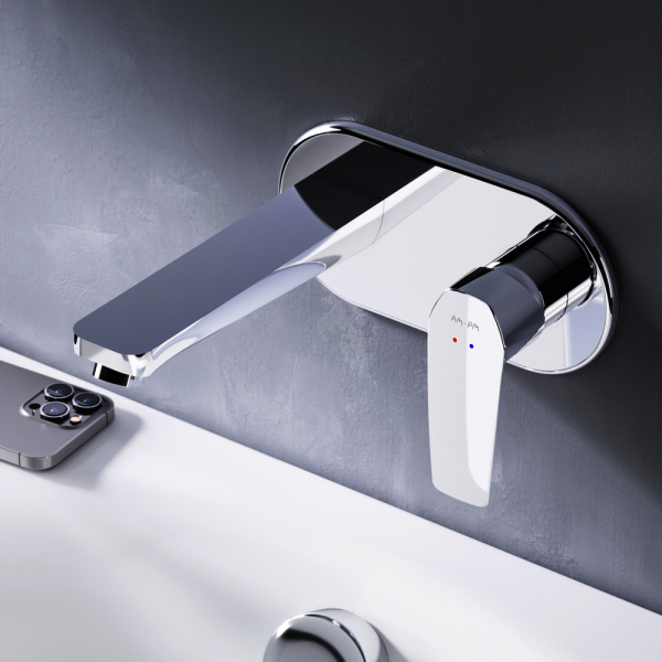 Смеситель для раковины, монтируемый в стену AM.PM Gem, F90A72200