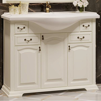 Тумба для комплекта Opadiris Риспекто 100 слоновая кость