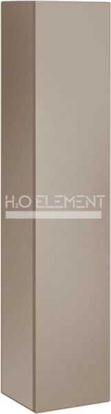 Шкаф-пенал Keuco Royal Reflex стекло мокко, с корзиной