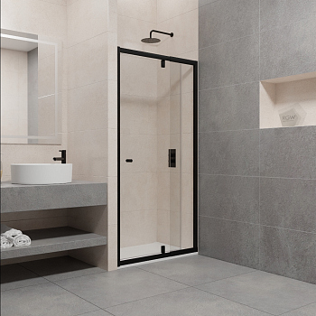 Душевая дверь RGW PA-02B, 04080200-14, Чёрный, 100*185