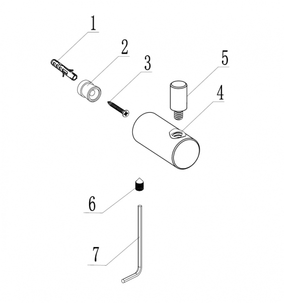 Крючок ABBER Osten 316 AA1851BST сталь брашированная