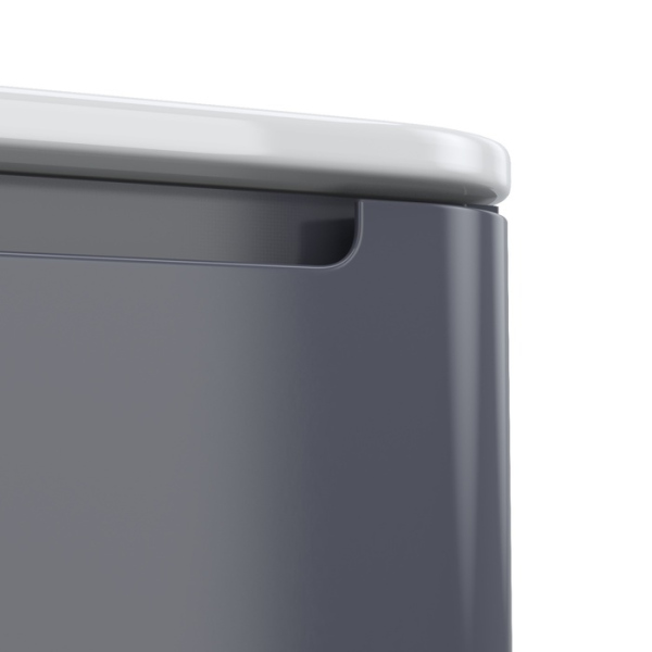 Тумба с раковиной, подвесная, 100 см, темно-серый, Edifice, IDDIS (EDI10D0i95K)