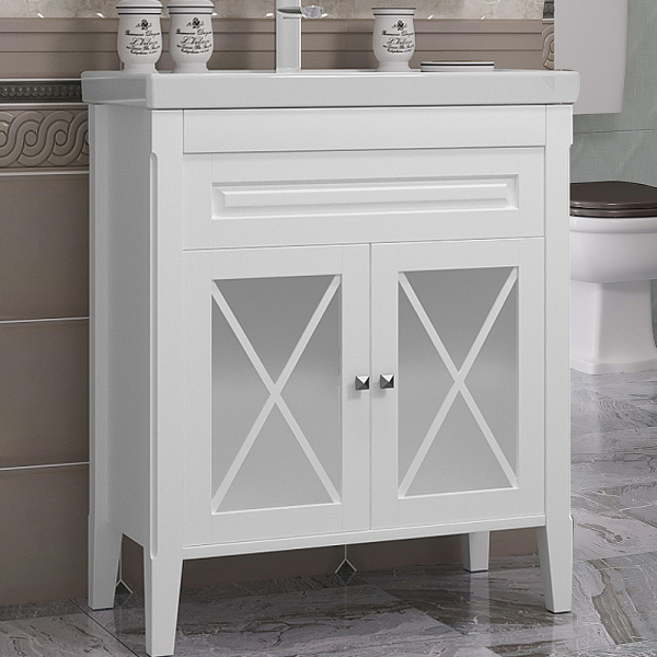 Тумба без раковины Opadiris Палермо 80, цвет белый (Раковина Opadiris FRAME 80), 00-00002353