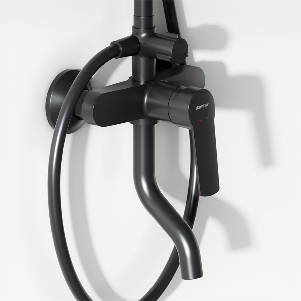 Душевая система с ванно-душевым смесителем Damixa Jupiter, 977740300