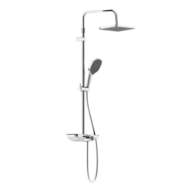 Душевая система с ванно-душевым смесителем-полкой Damixa Merkur, 940730000