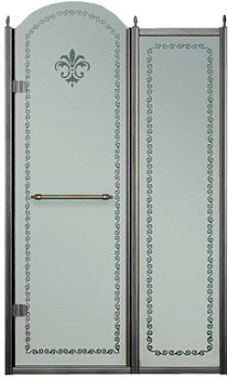 Душевая дверь в нишу Cezares Retro-B-11-120-CP-Cr-L