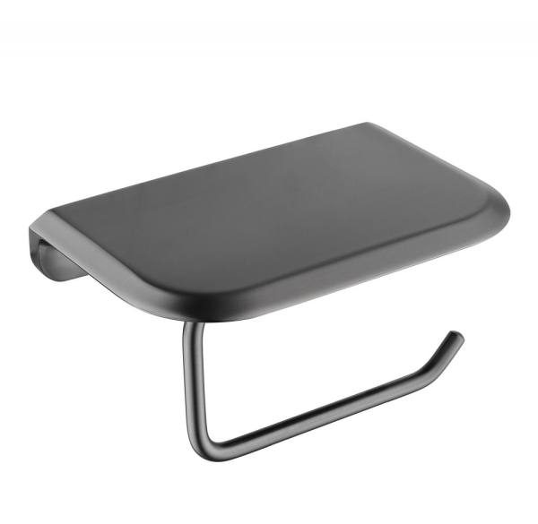 Бумагодержатель с полкой для телефона ABBER Nord AA1530NG никель