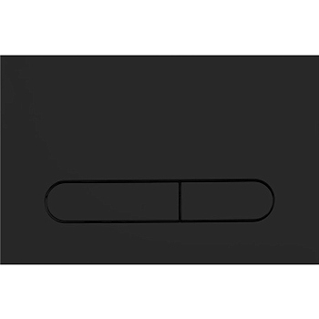 Кнопка смыва BelBagno PROSPERO, цвет-черный матовый Tocco Morbido, BB007-PR-NERO.M