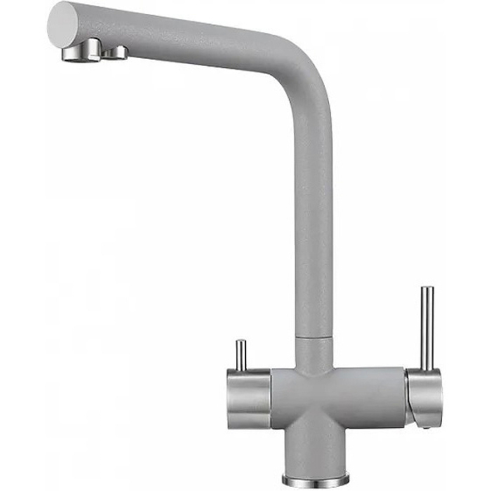 Смеситель Granula GR-2305 алюминиум для кухни