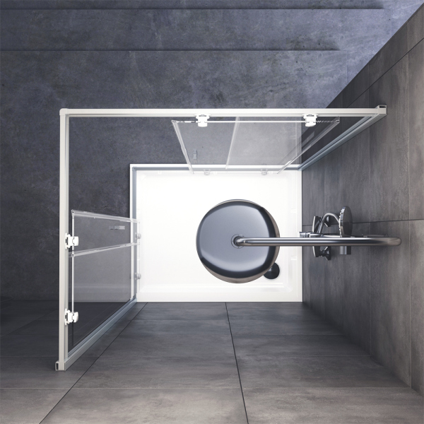 Душевое ограждение AM.PM Gem, W90G-404-100280-MT