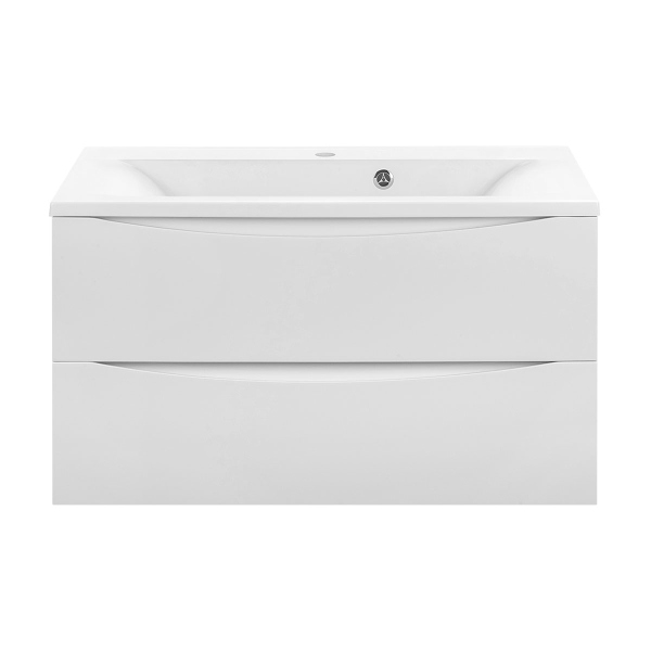 Тумба без раковины Vincea Mia 900 подвесная, 2 выкатных ящика soft close, G.White, VMC-2MA900GW