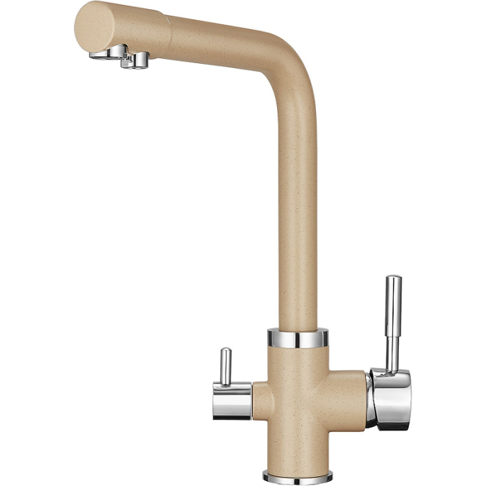 Смеситель для кухонной мойки Granula, GR-2015 песок