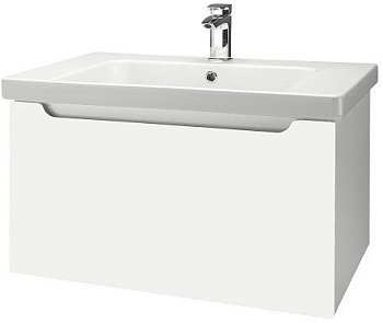 Тумба под раковину Dreja Color 23310 белый глянец