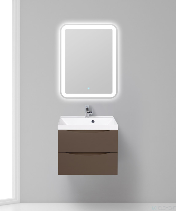 Belbagno База под раковину подвесная с двумя выкатными ящиками, MARINO-600-2C-SO-CTO-P