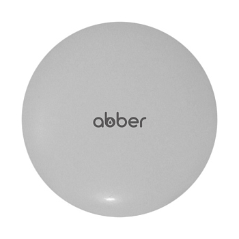 Накладка на слив для раковины ABBER AC0014MLG светло-серая матовая, керамика
