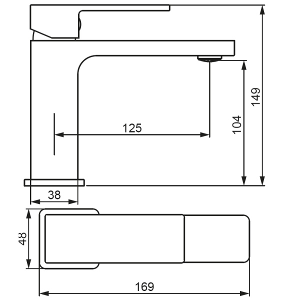 Смеситель для раковины Damixa Gala, 530210300