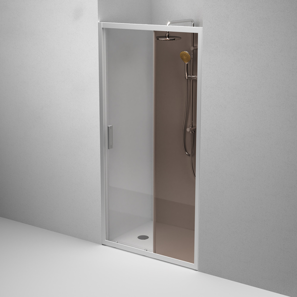 Дверь душевая в нишу AM.PM Gem, W90G-100-1-195MBr