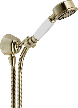 AD143/7BR душевой набор с шланговым подсоединением, бронза