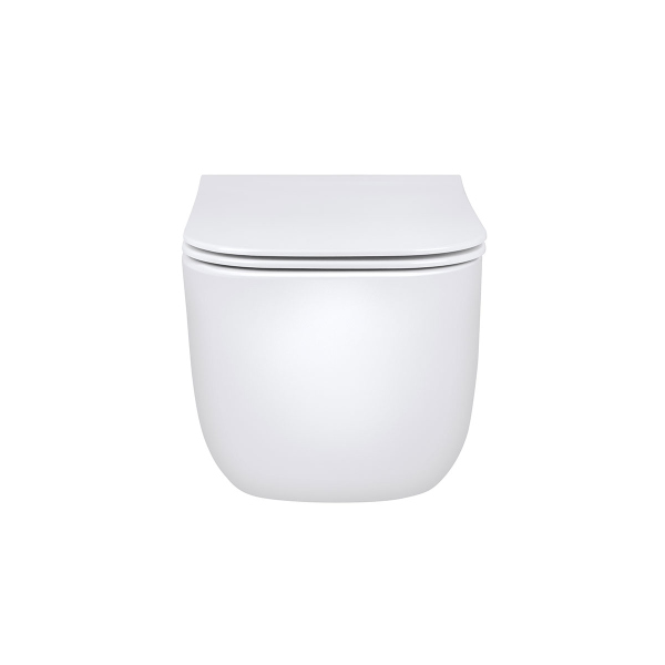 Унитаз подвесной Vincea Form VT1-35 безободковый, цвет белый, ультратонкое soft-close сиденье