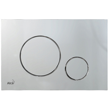 Кнопка смыва AlcaPlast THIN M672 хром матовый