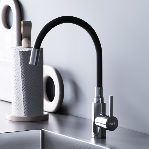 Смеситель для кухни с гибким изливом Dorff Logic, D3007622