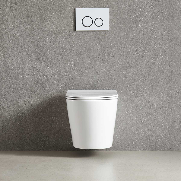 Унитаз подвесной Vincea Tornado Piatti VT1-11T безободковы, цвет белый, soft-close сиденье