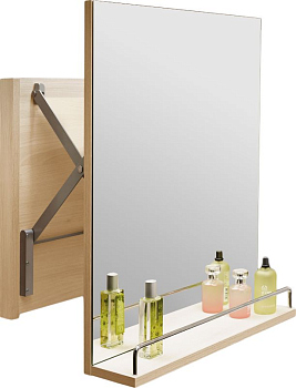 Зеркало Cersanit Smart 50 выдвижное, ясень