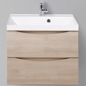 Belbagno База под раковину подвесная с двумя выкатными ящиками, MARINO-600-2C-SO-RG-P