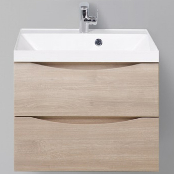 Belbagno База под раковину подвесная с двумя выкатными ящиками, MARINO-600-2C-SO-RG-P