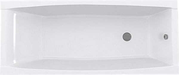 1.WH30.2.487 САНТОРИНИ 170 х70 ванна акриловая прямоугольная белая