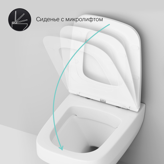 Унитаз подвесной AM.PM Inspire V2.0 C50A1700SC безободковый