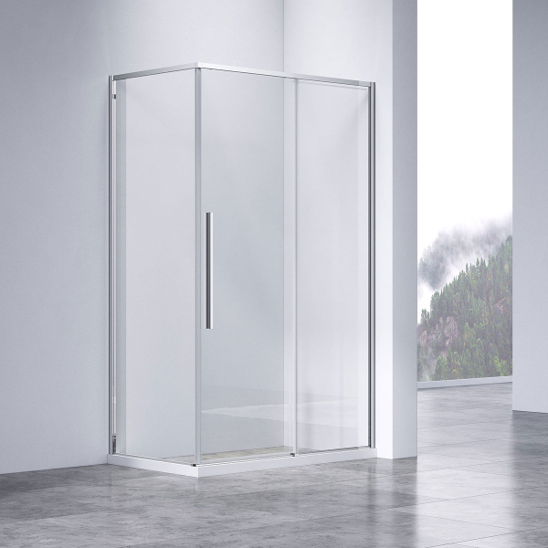Душевой уголок Vincea Slim-N VSR-4SN9012CL, 1200*900, хром, стекло прозрачное