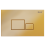 Клавиша смыва D&K матовое золото Quadro (DB1519003)