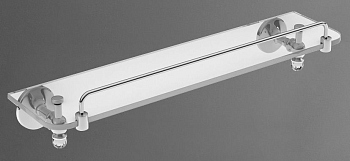 Полка стеклянная ART&MAX ANTIC CRYSTAL AM-E-2682SJ-Cr, Хром