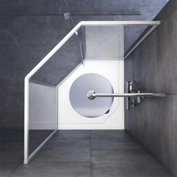 Душевое ограждение 90x90 см, без поддона AM.PM Gem, W90G-405-090MT