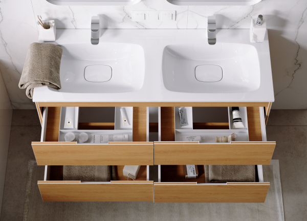 Подвесная тумба без раковины AQWELLA 120 см, ACC0112DZ