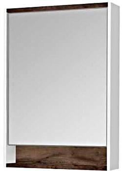 Зеркало-шкаф Акватон Капри 60 таксония темная, с подсветкой