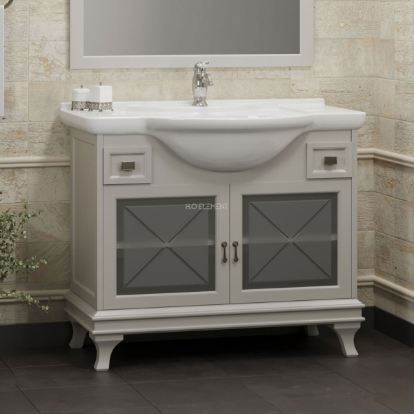 Тумба для комплекта Opadiris Борджи 95 слоновая кость Z0000012562