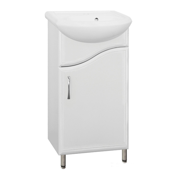 Тумба для комплекта Style Line Эко Волна №2 45 белая