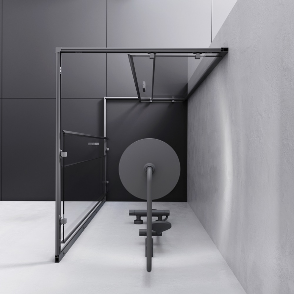 Душевое ограждение 100х80 см, без поддона AM.PM Gem S, W93G-404-100280-BT